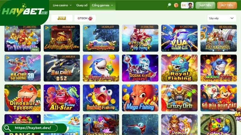 Khám phá tổng quan về sảnh game bắn cá HayBet Khám phá tổng quan về sảnh game bắn cá HayBet
