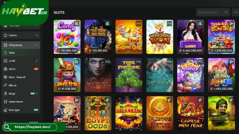 Top Slots Game Haybet được yêu thích nhất 2025 Top Slots Game Haybet được yêu thích nhất 2025